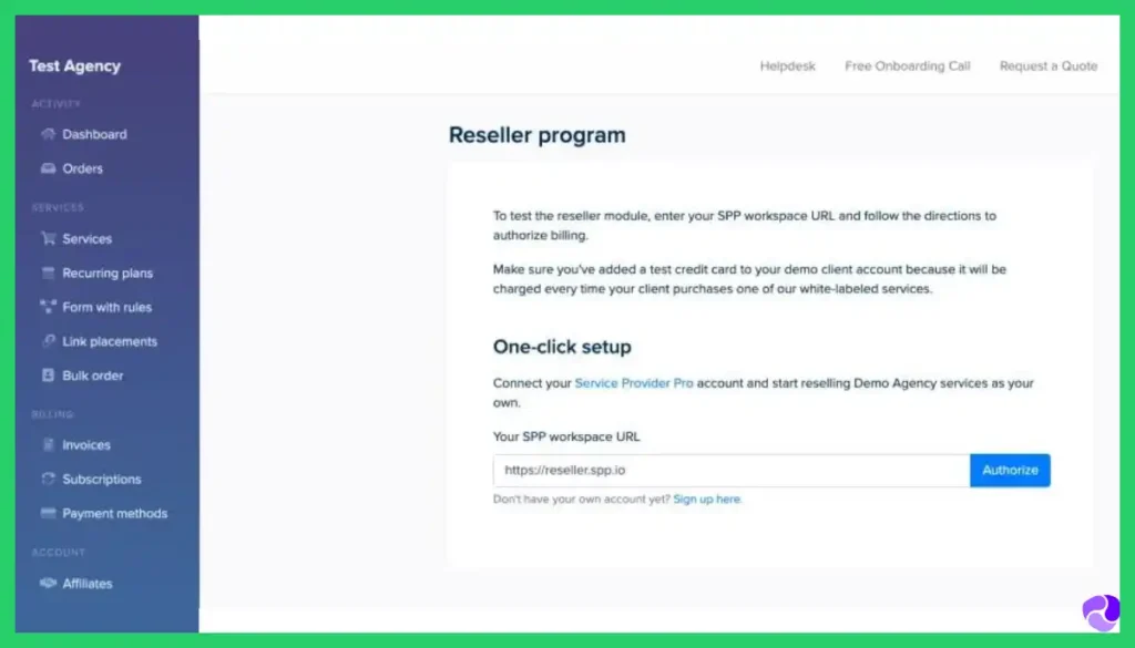 Service Provider Pro Reseller