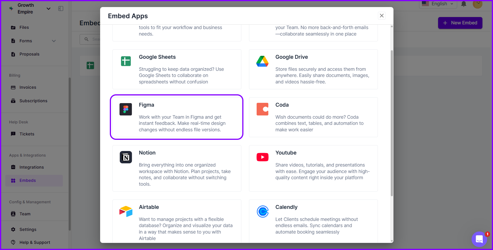 Agency Handy Embedds
