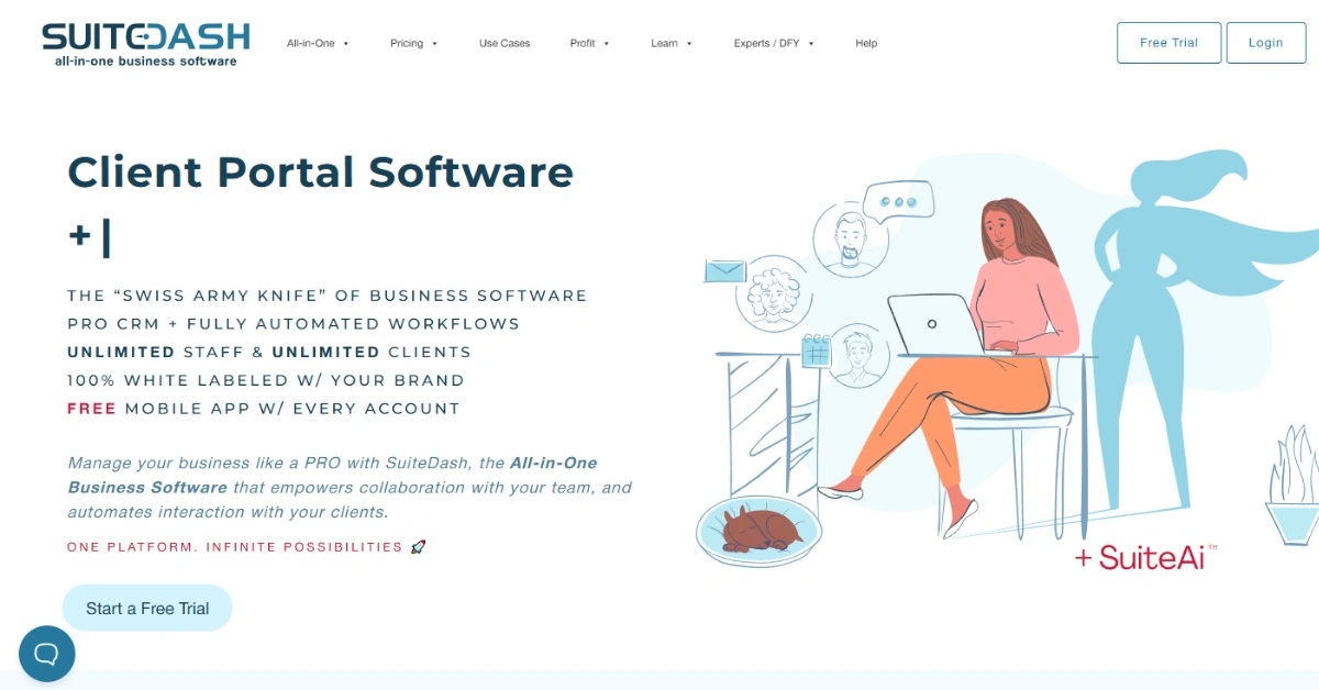 SuiteDash HomePage