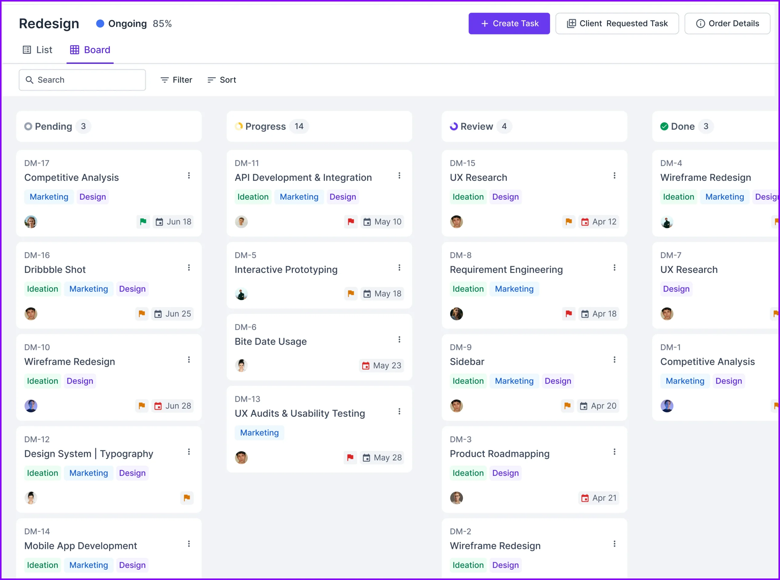Agency handy Task Management