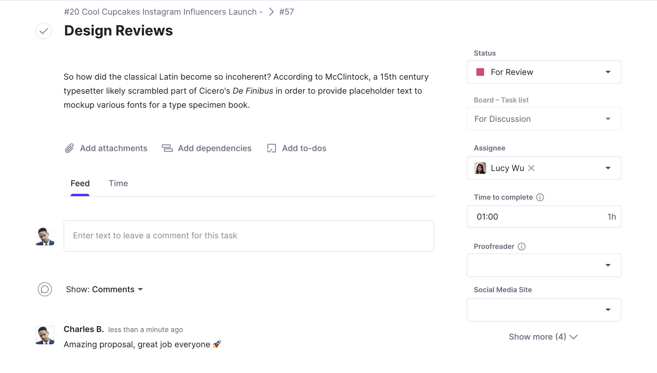 Productive.io Client Feedback
