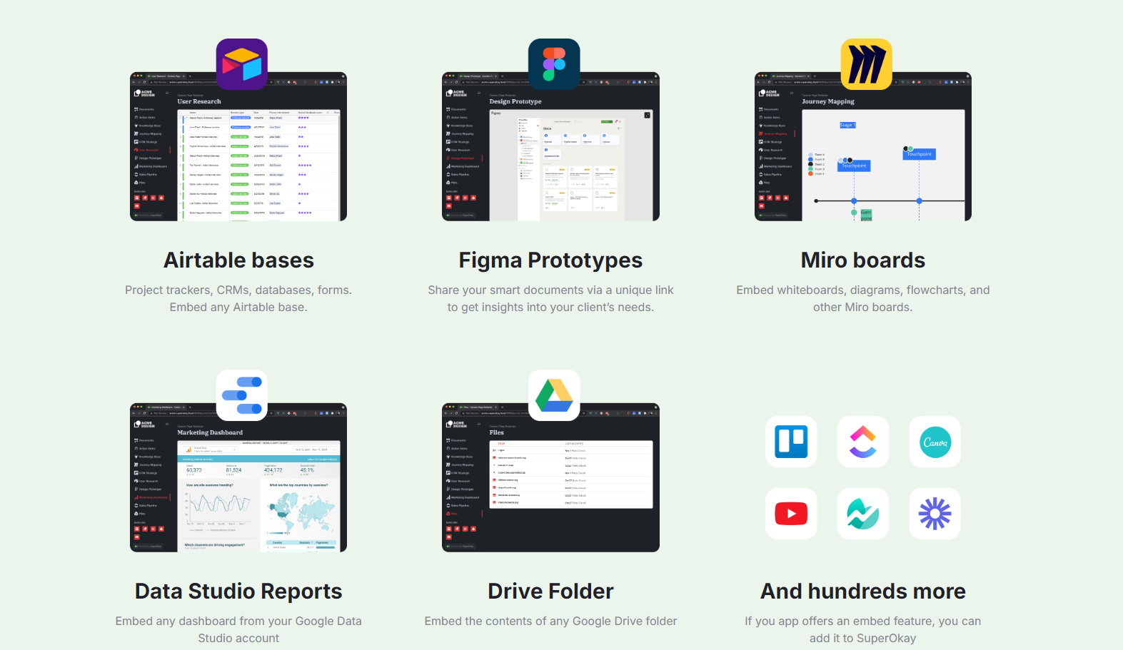 SuperOkay Integrations