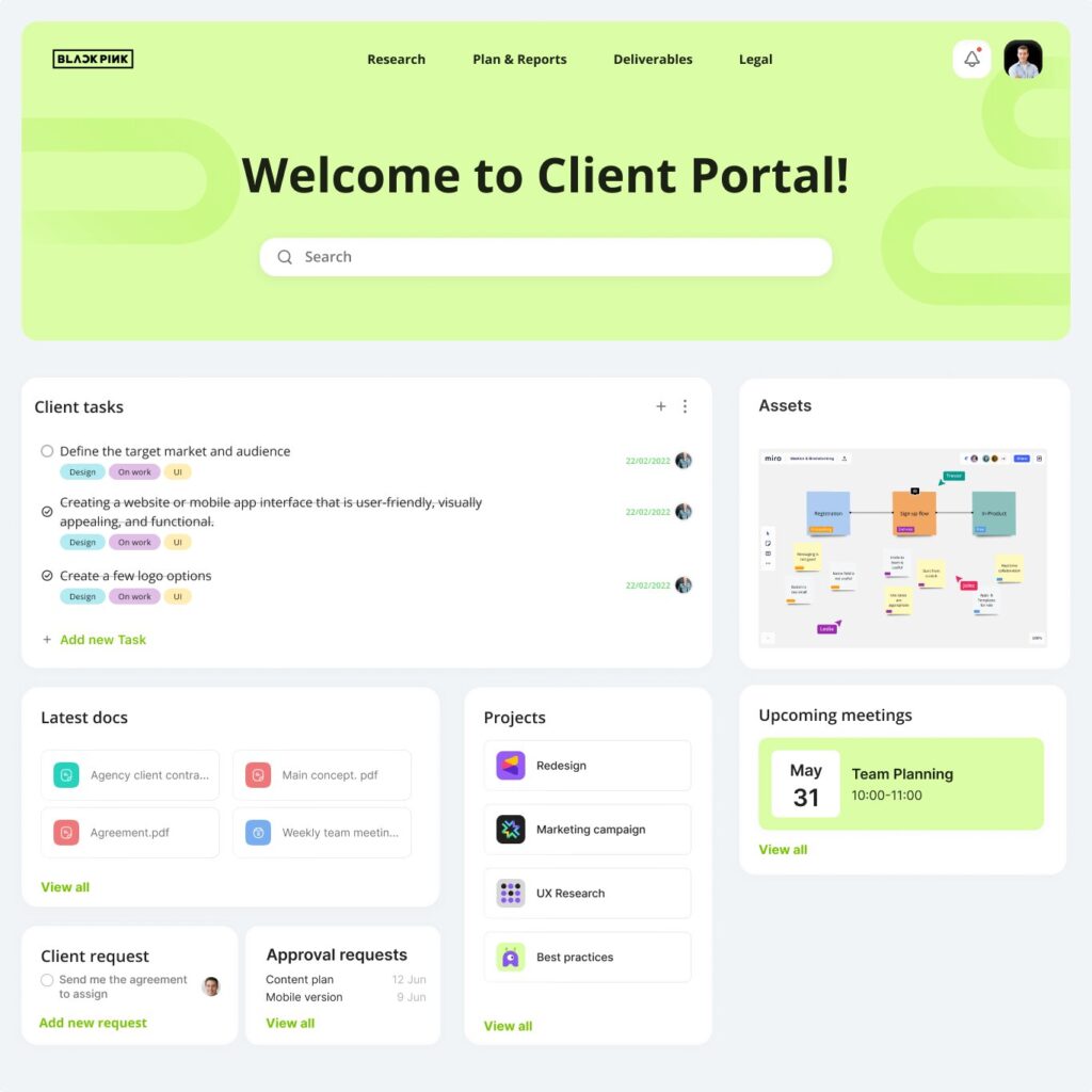 FuseBase Dashboard