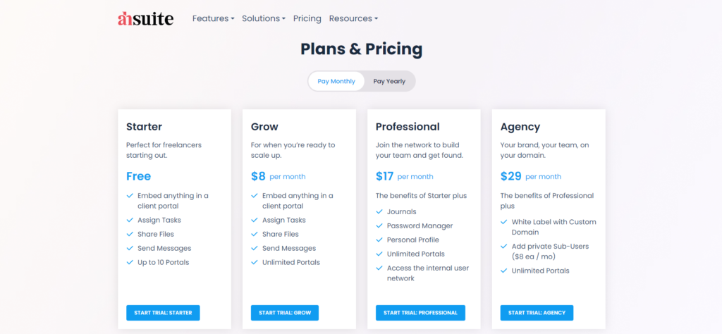 Ahsuite Pricing