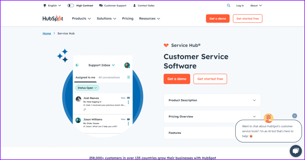 Hubspot Service Hub