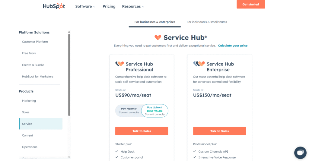 Hubspot pricing