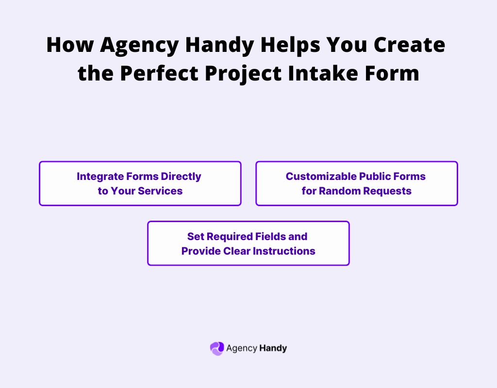 How Agency Handy Helps Your Project Intake Form