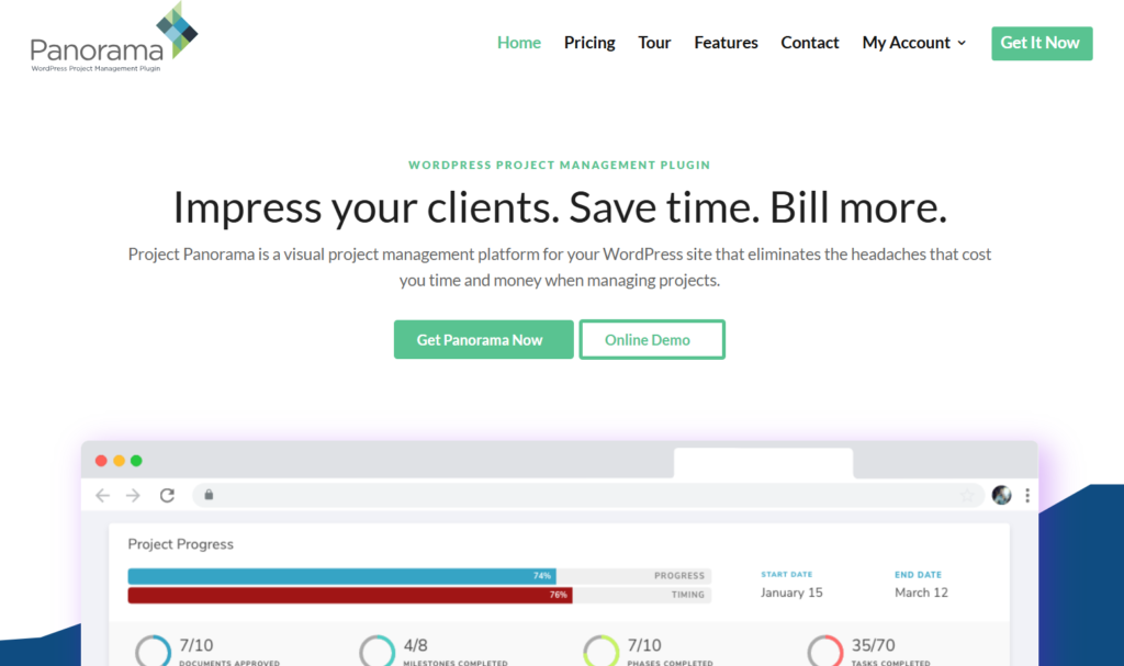 Project Panorama Homepage