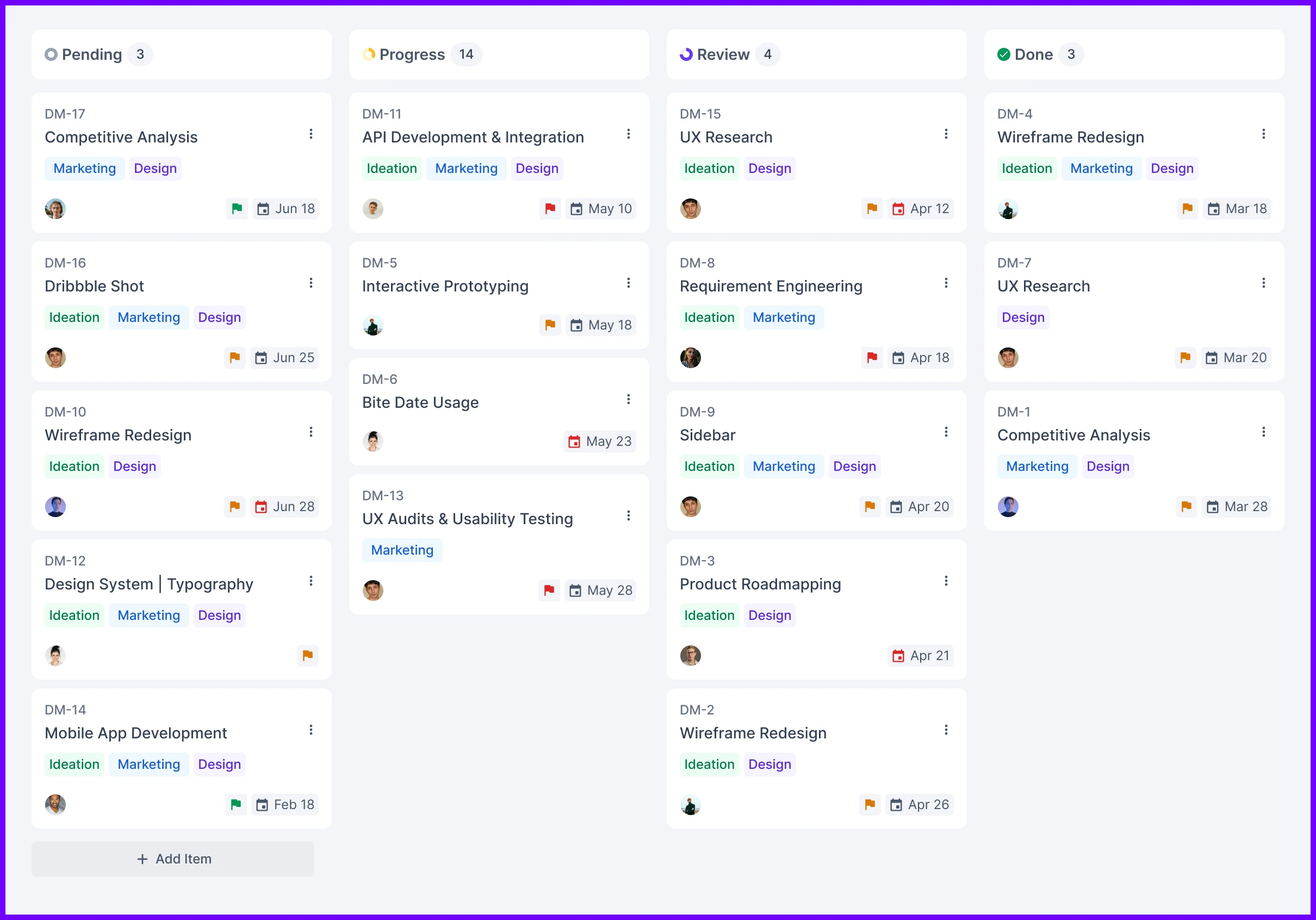 Agency Handy Task Board