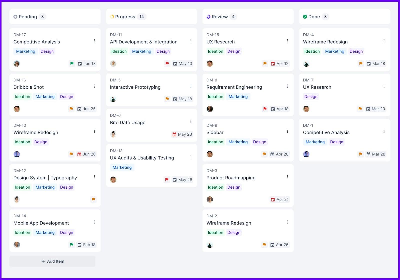 Agency Handy Task Board