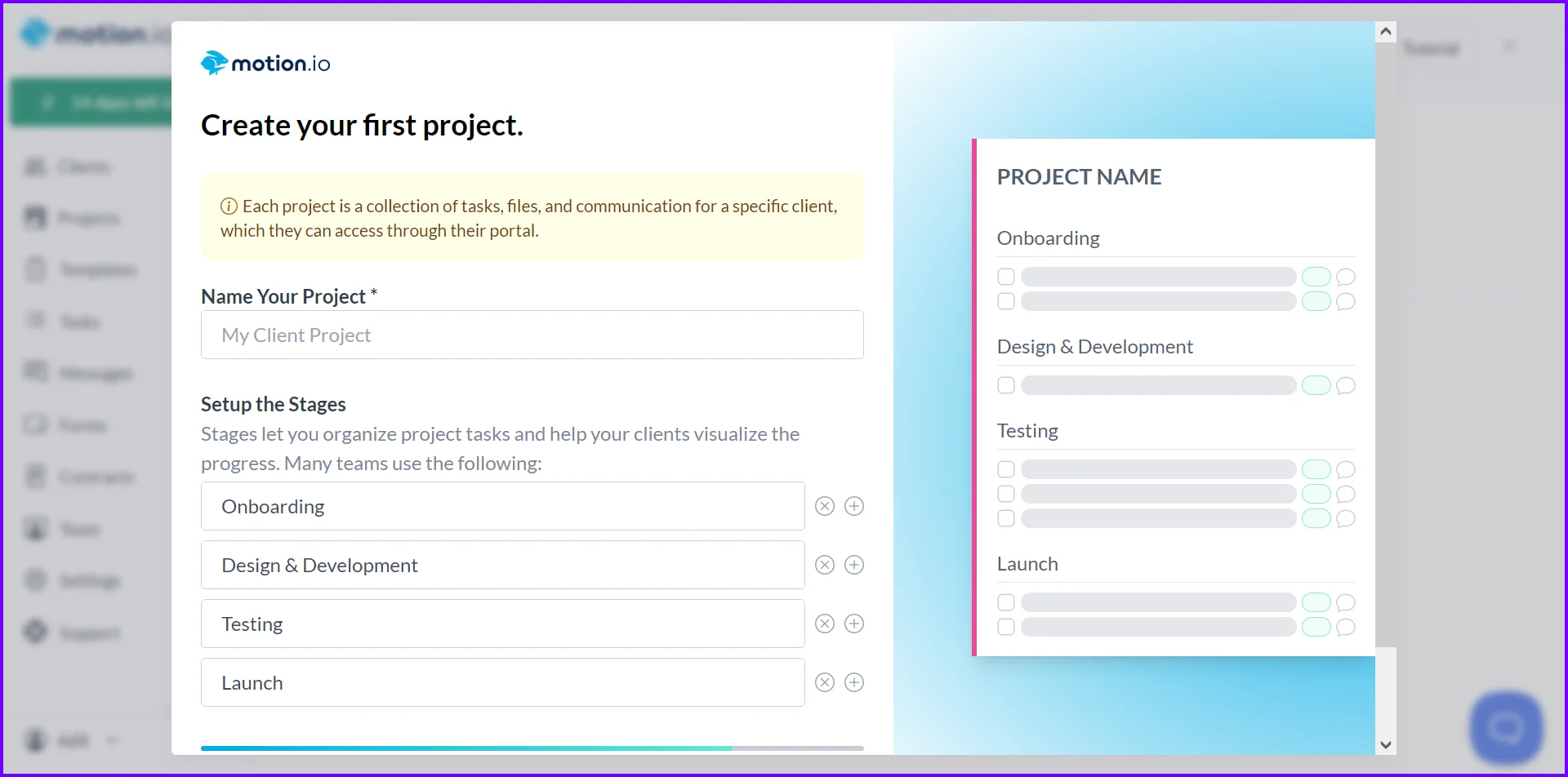 Create Your First Project