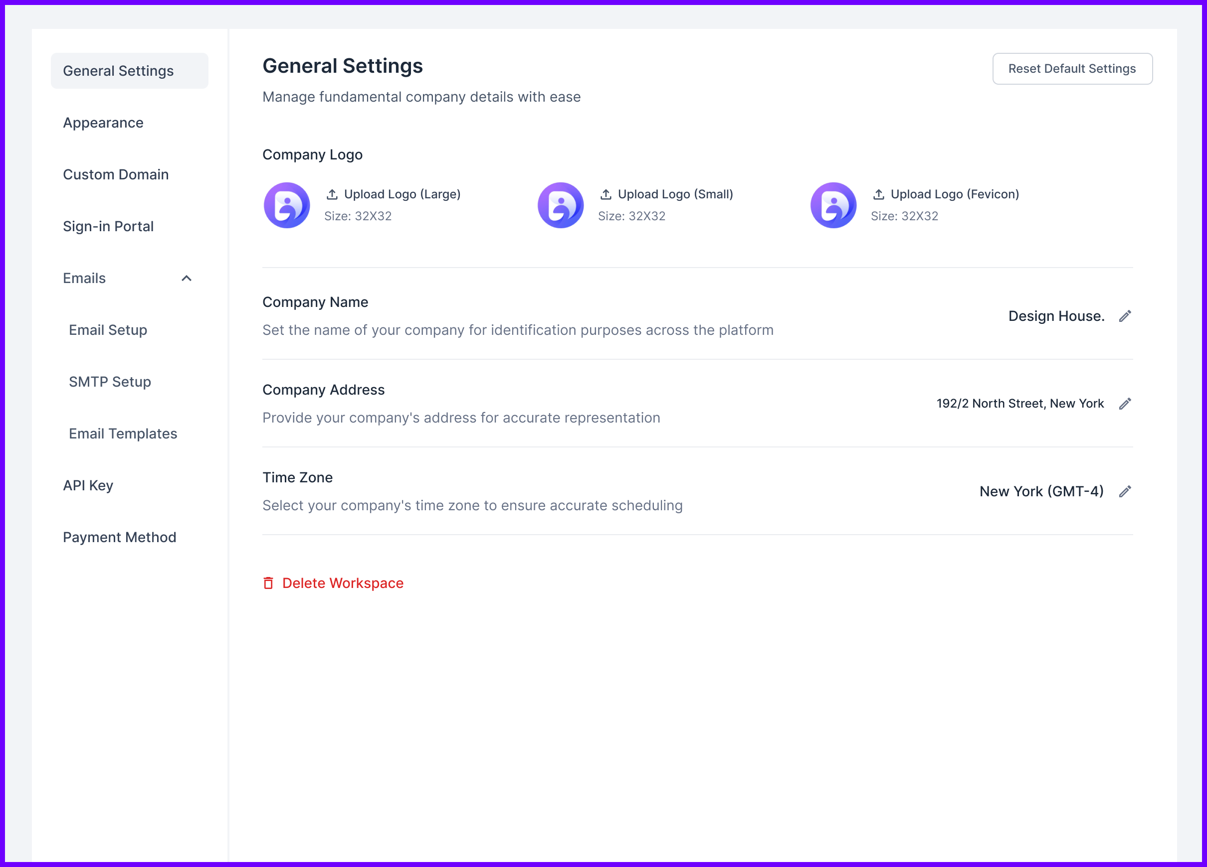 Agency Handy Workspace Config