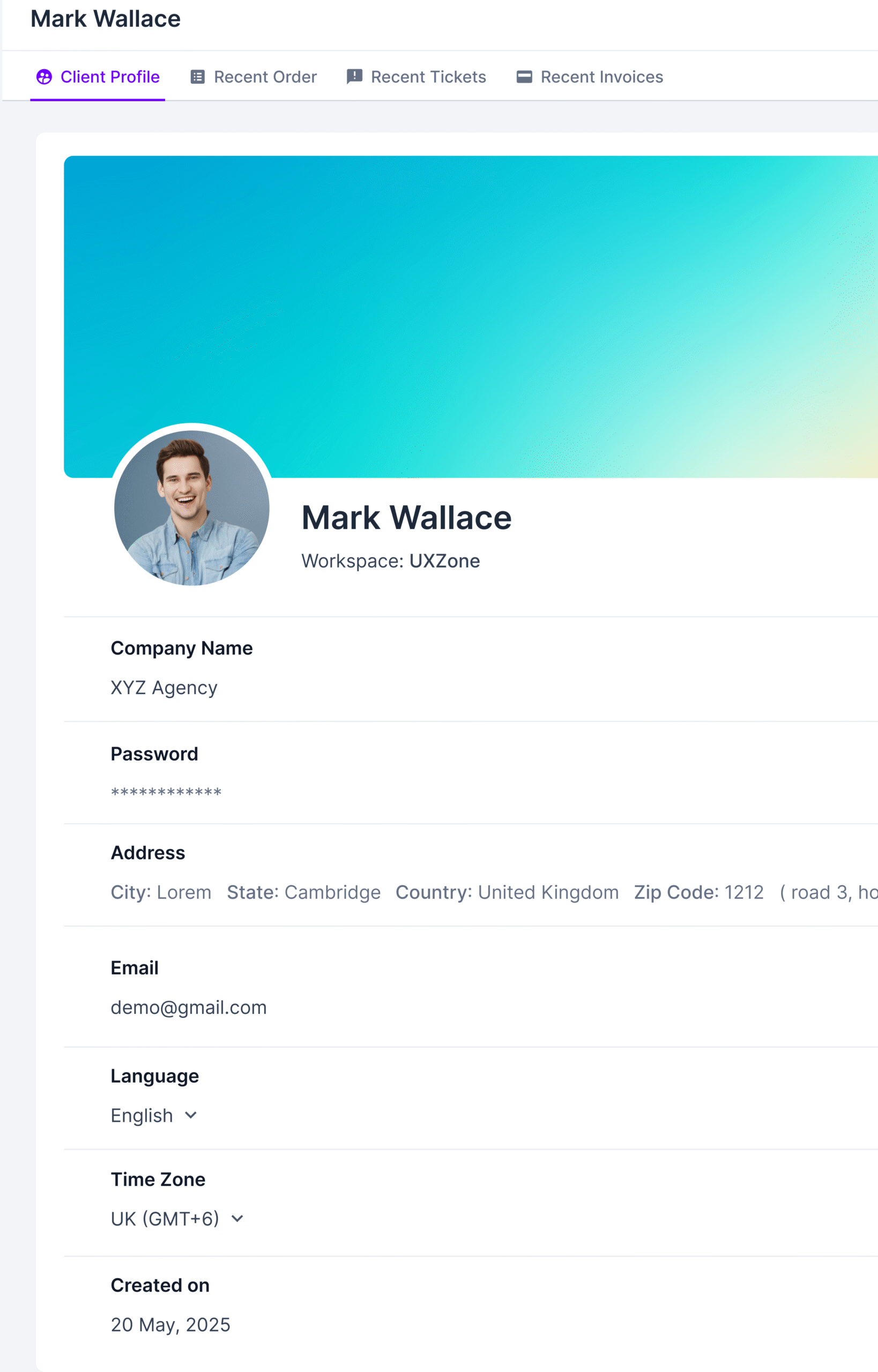 Agency Handy Client Profiles