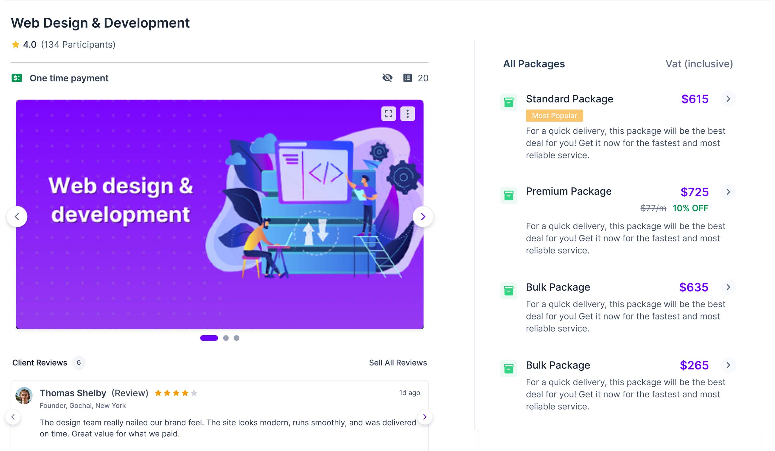 Agency Handy Service Packages