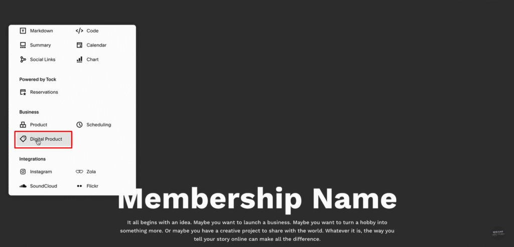 Search for “Digital Product”