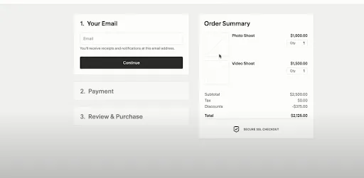Invoice preview
