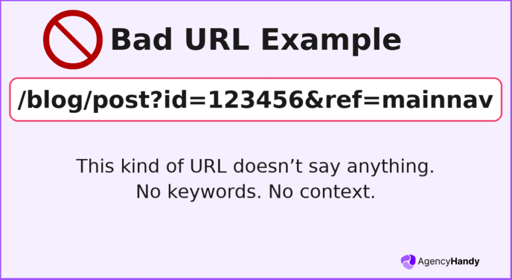 Bad URL Example