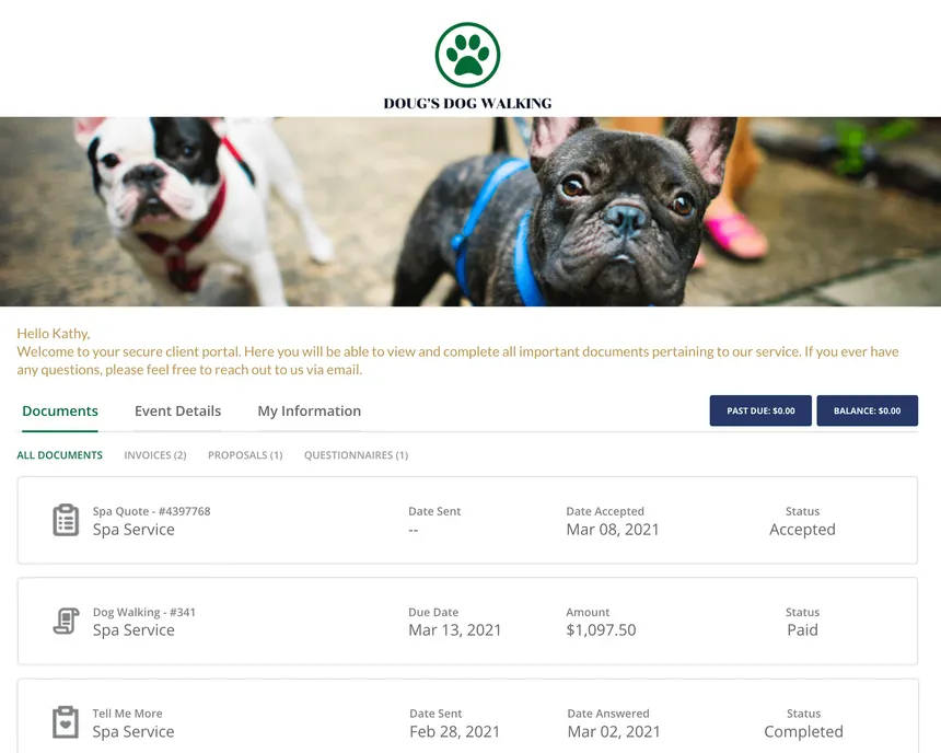 17hats Client Portal