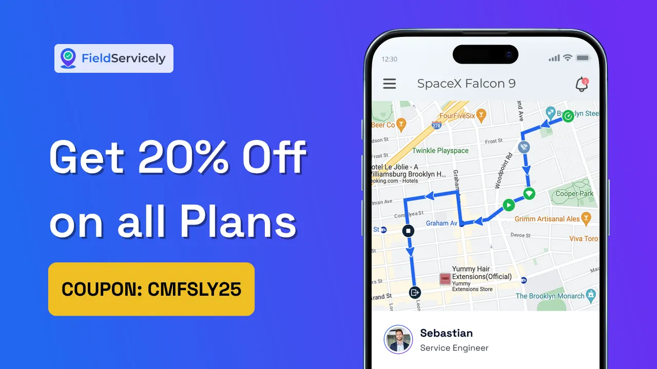 fieldservicely deal 20% off Touhid Hasan