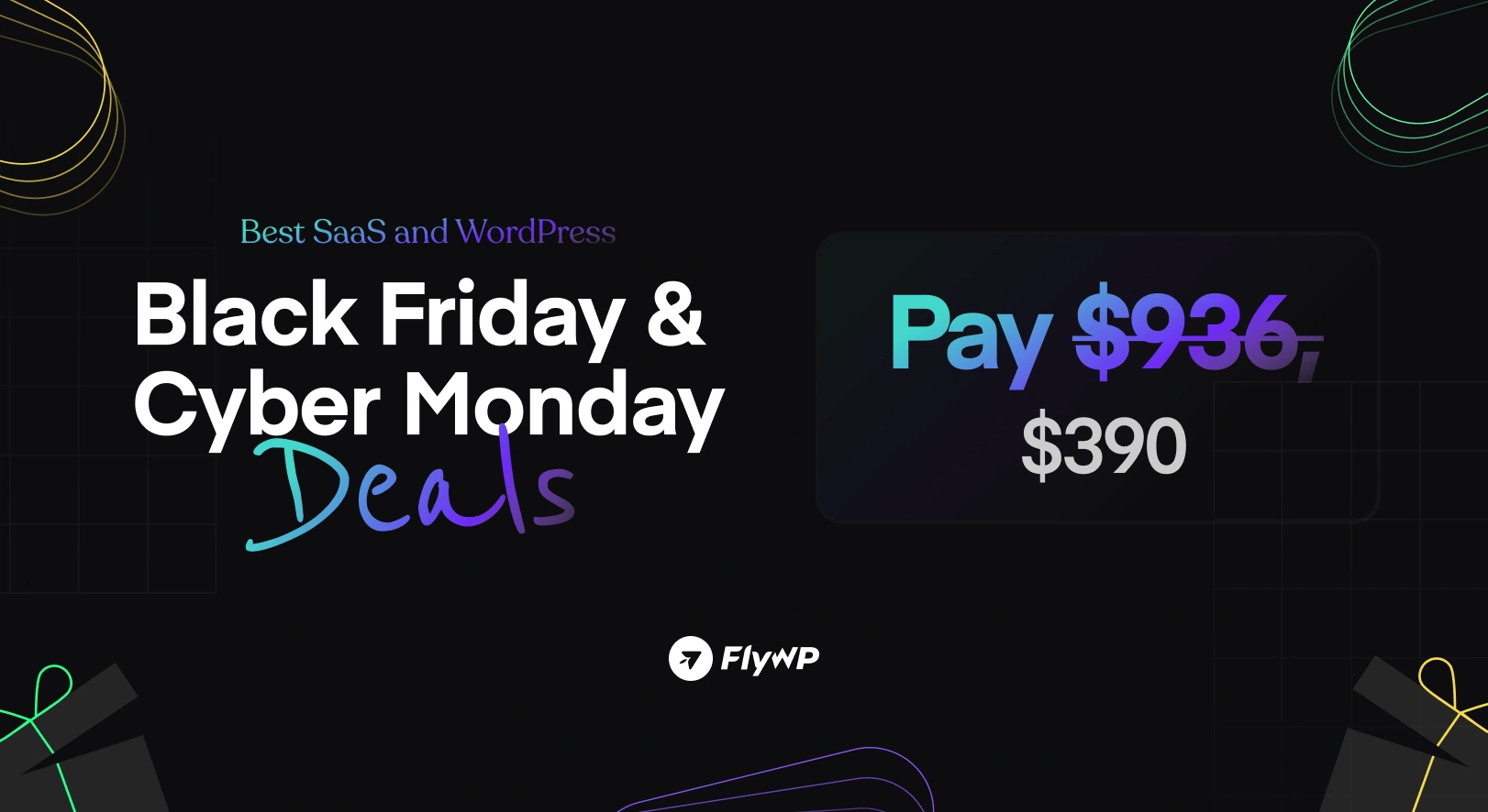 Best SaaS and WordPress Black Friday & Cyber Monday Deals FlyWP