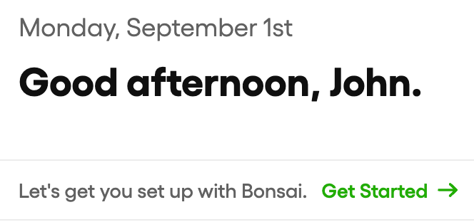 Get started with Hello Bonsai