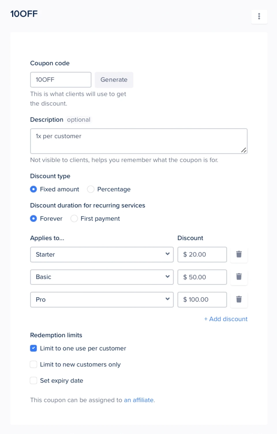 Service Provider Pro Coupon