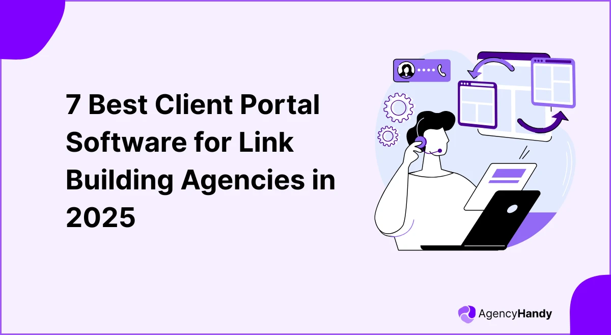 client portal software for link building agency