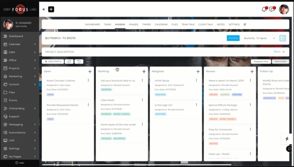 SuiteDash Project Management
