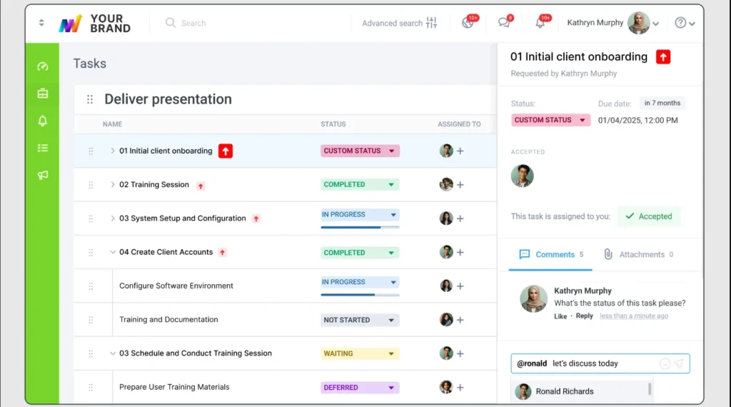 Clincked Task Management