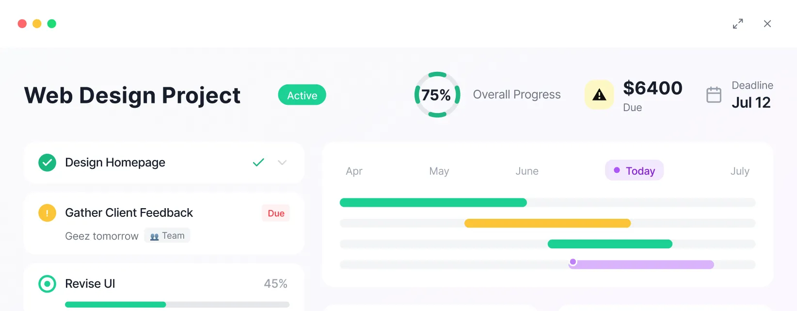 Shared Progress Visibility