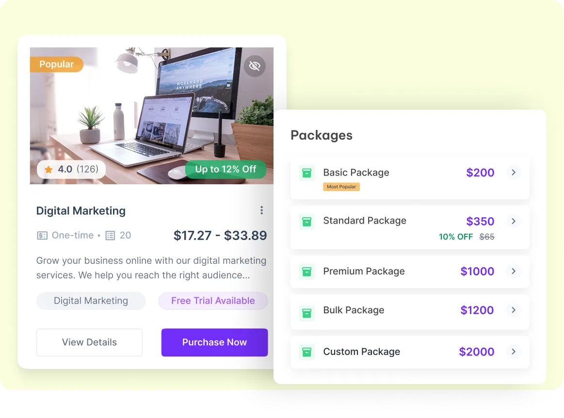 Service & Subscription Management