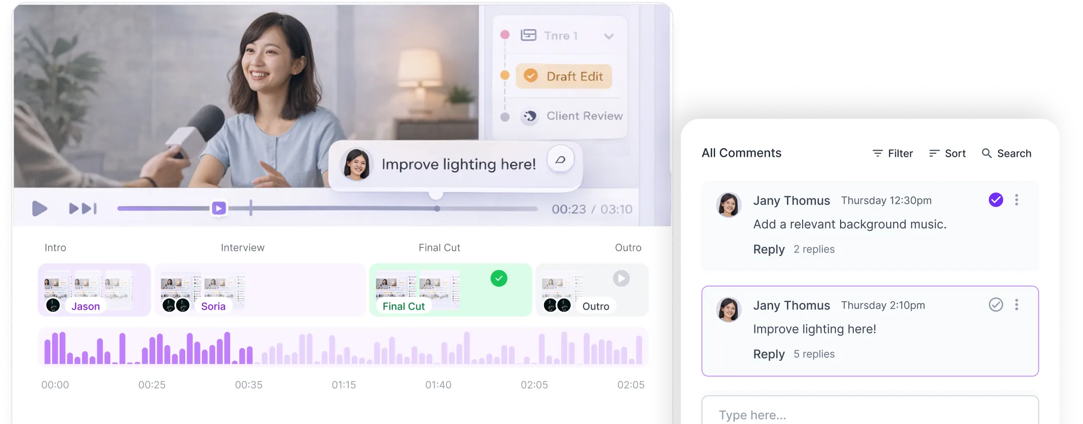 Real Time Feedback Productize