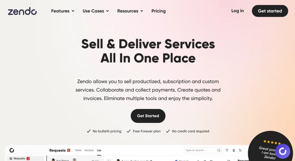 Zendo homepage