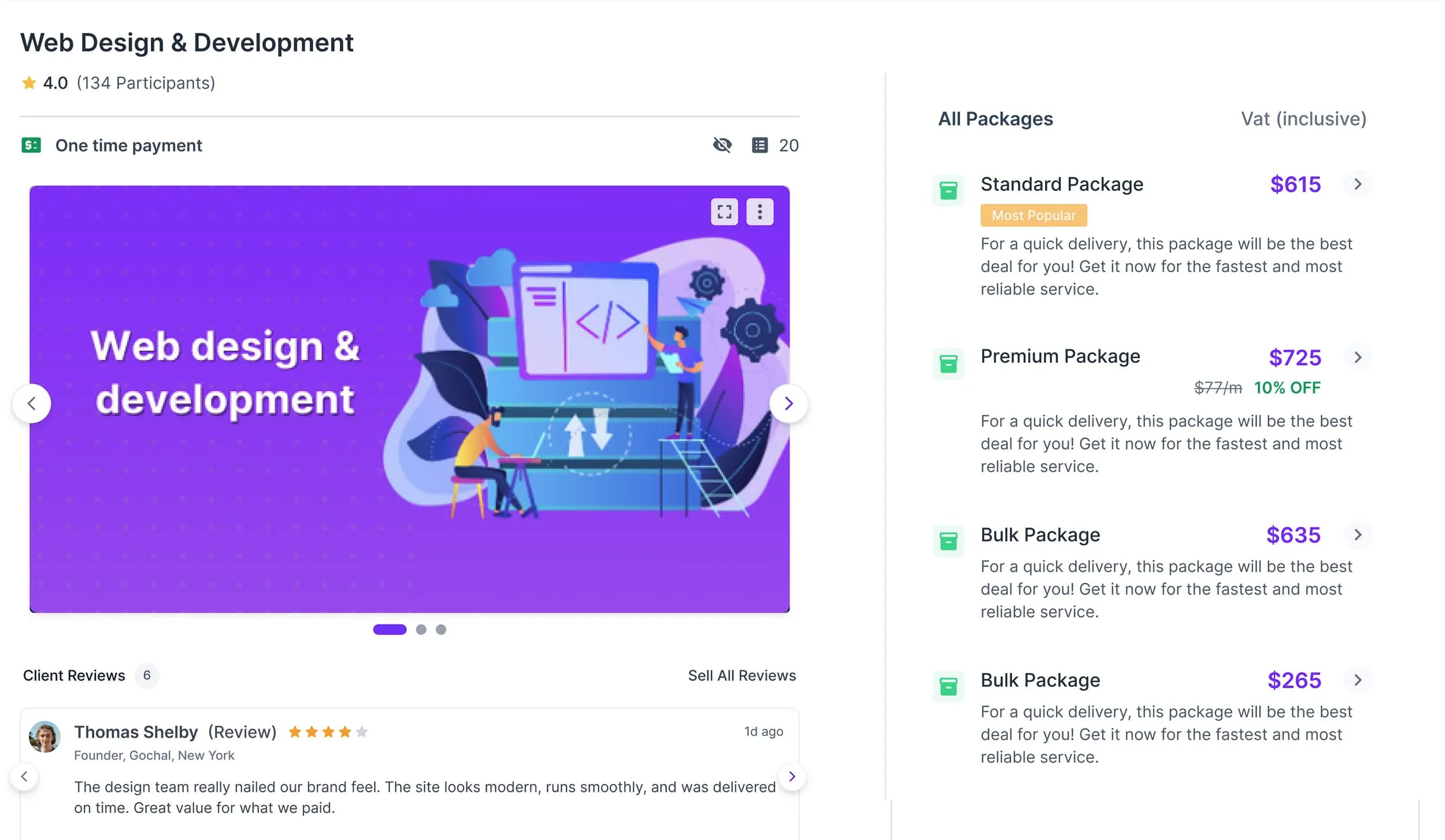 Agency Handy Service Packages