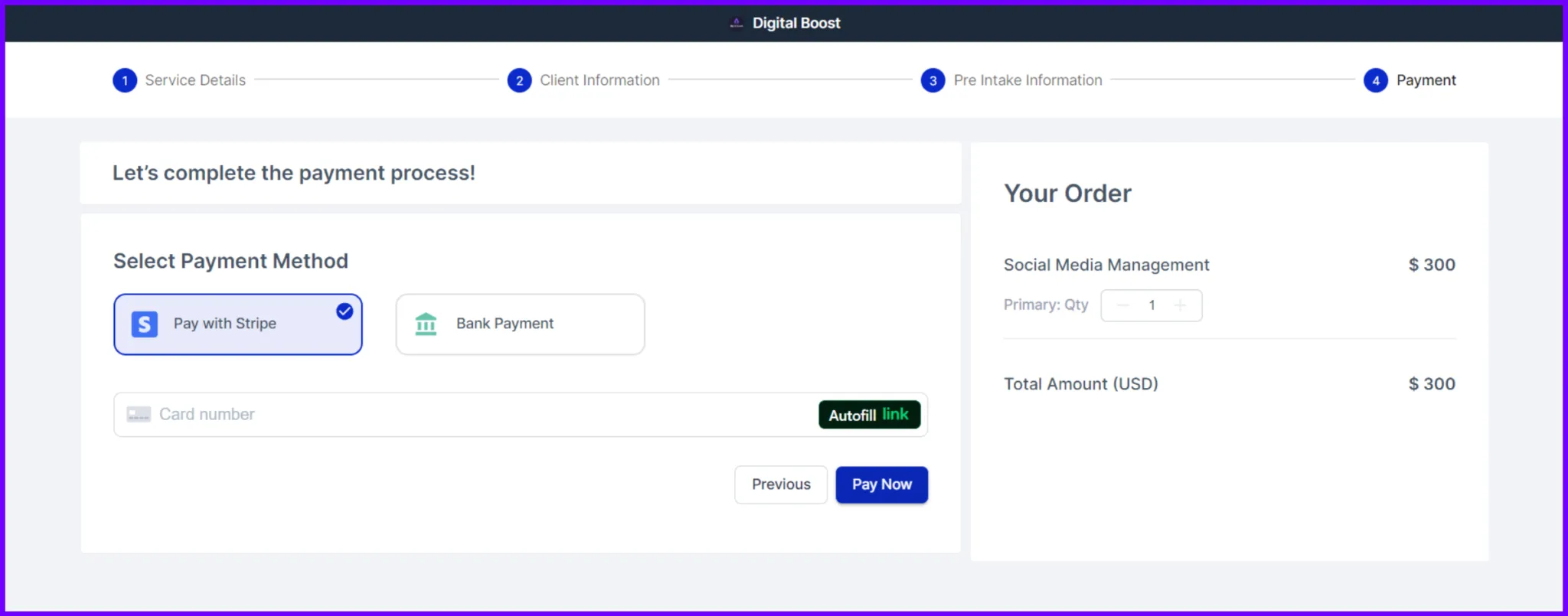 Agency Handy Payment Gateway